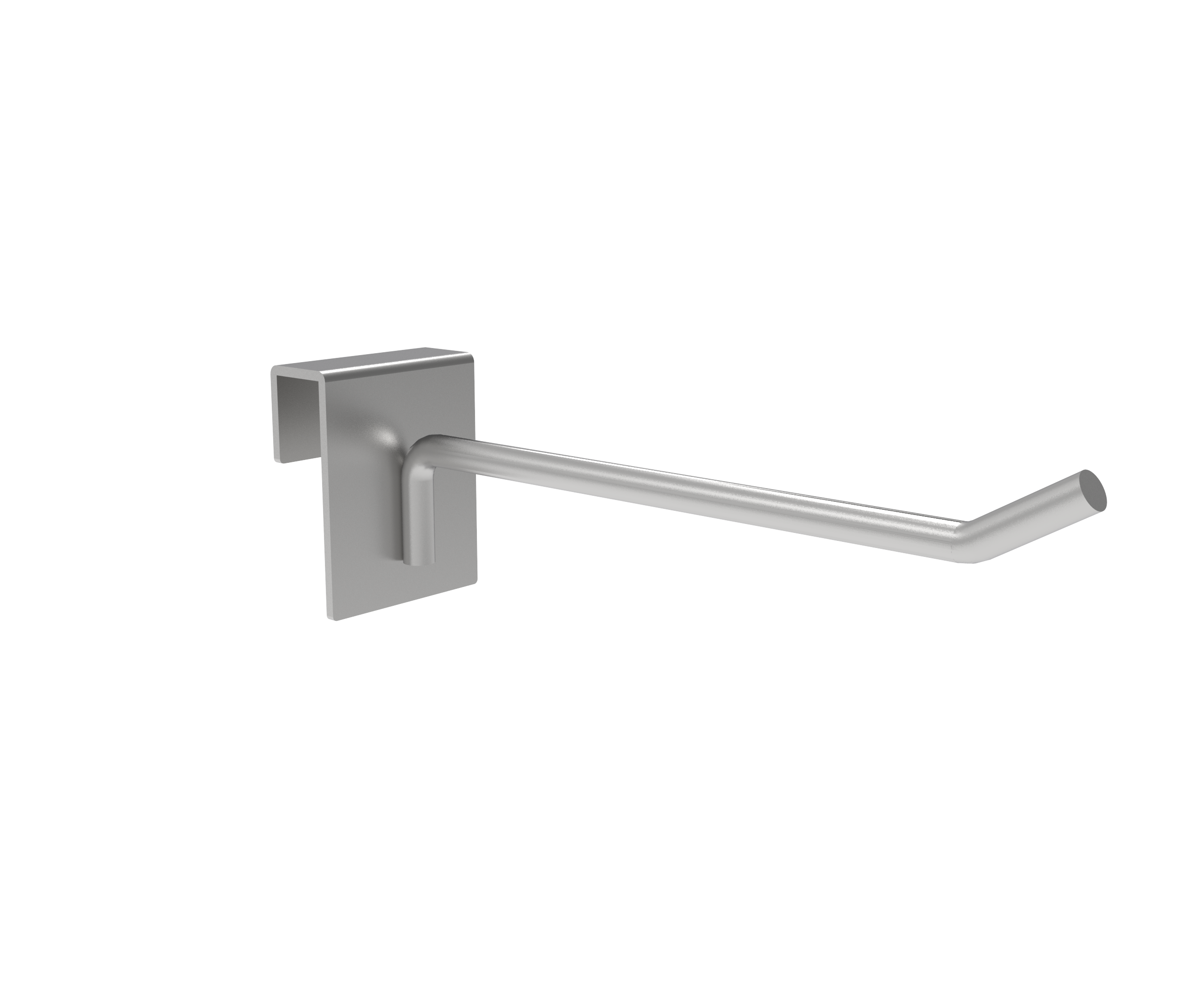 Gancho sencillo para barra de 1/2"galvanizado - Caja 100 pz