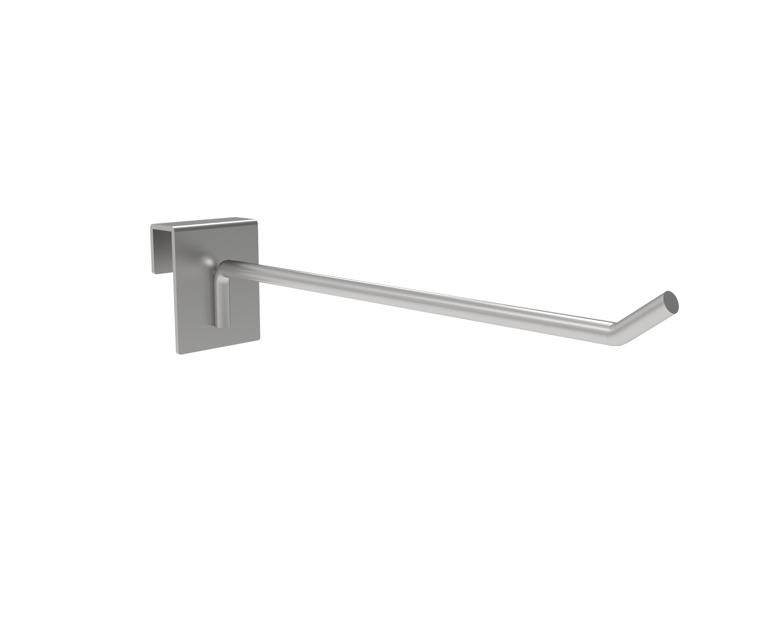 Gancho sencillo para barra de 1/2"galvanizado - Caja 100 pz