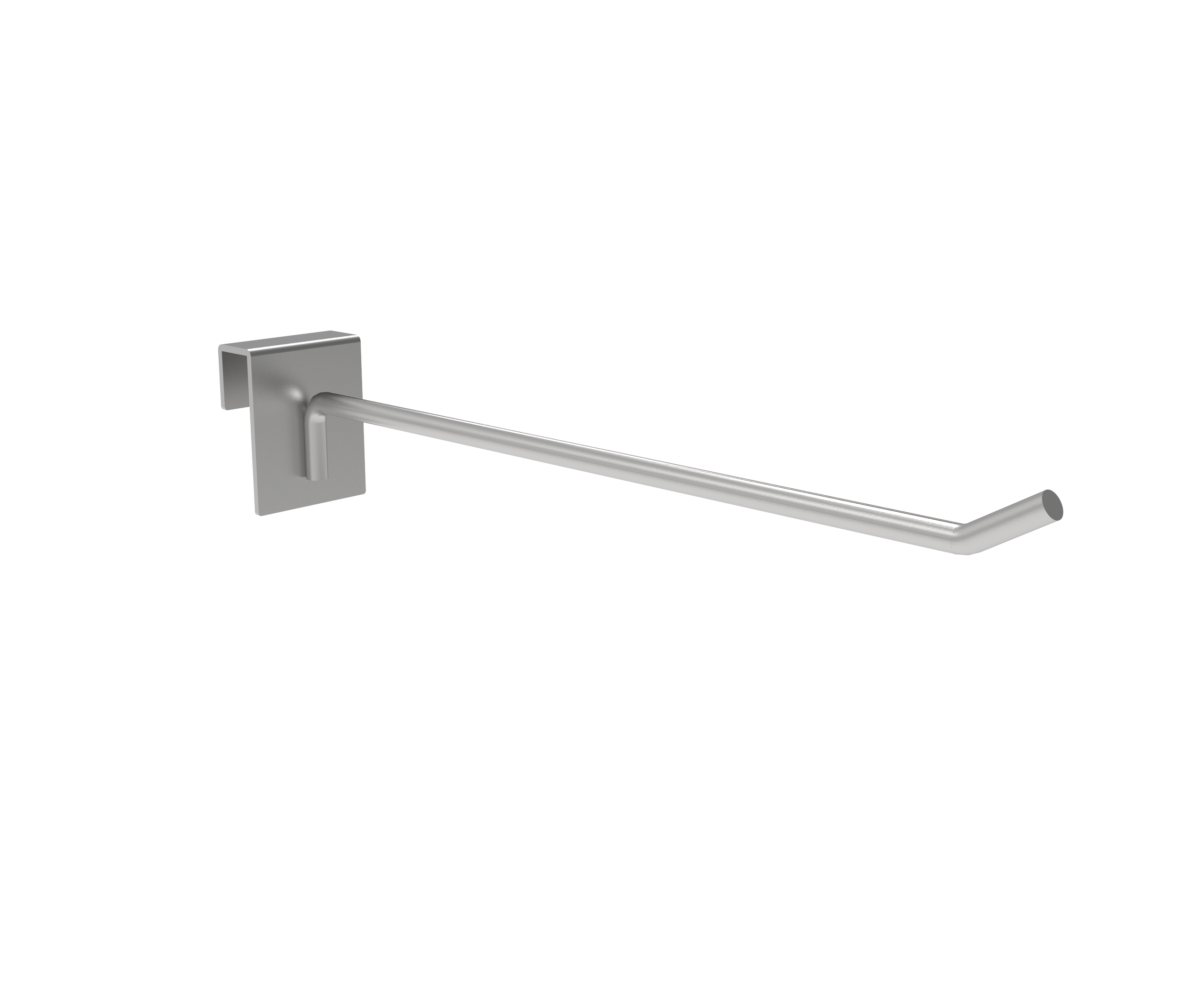 Gancho sencillo para barra de 1/2"galvanizado - Caja 100 pz