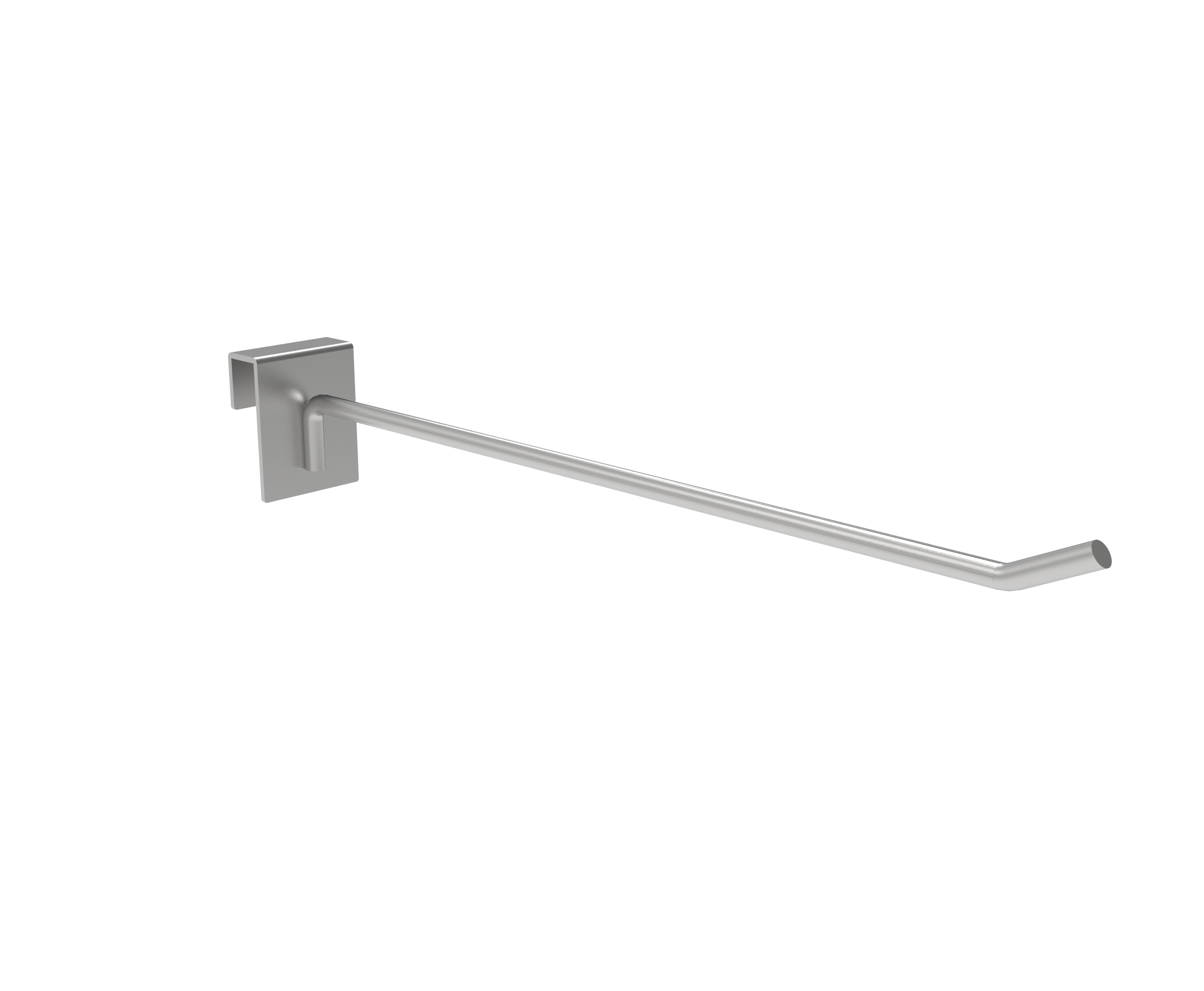 Gancho sencillo para barra de 1/2"galvanizado - Caja 100 pz