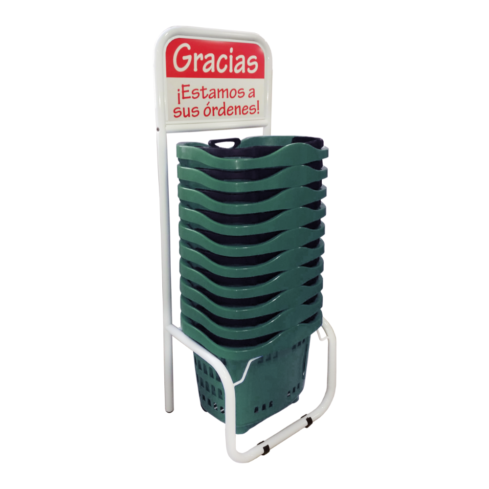 10 Eurocanastillas + Rack Organizador