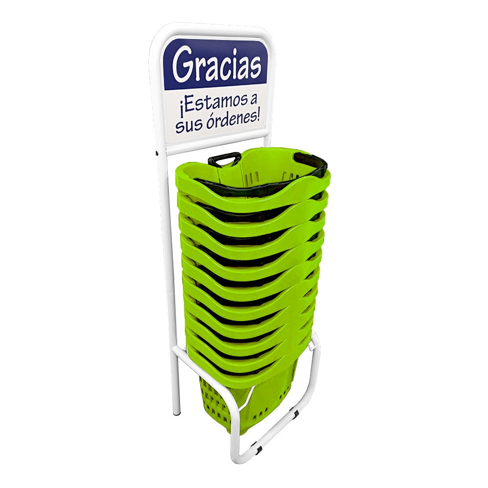 10 Eurocanastillas + Rack Organizador