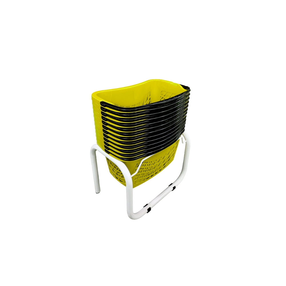 Set de 12 Ergocanastillas 26 litros + Rack Organizador
