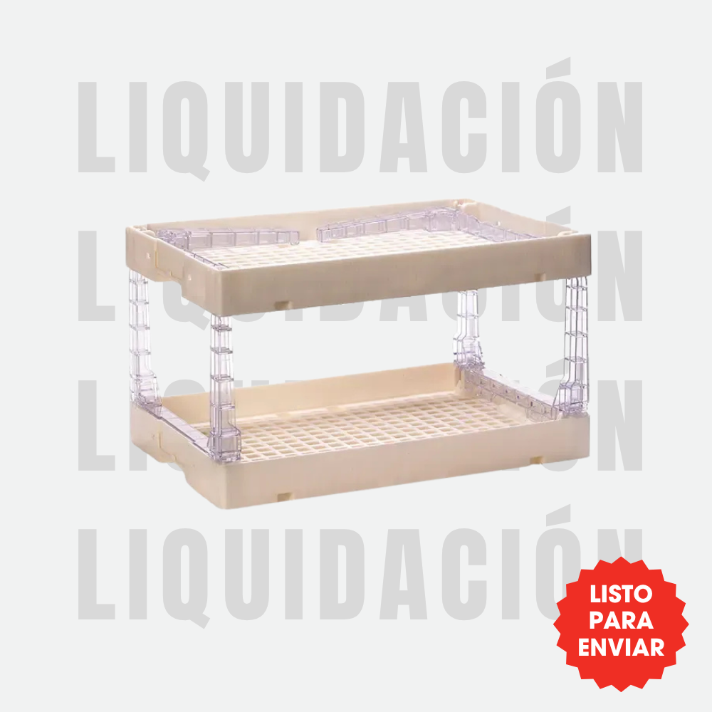 Contenedor plástico Crystal Clear 37 cm - Liquidación