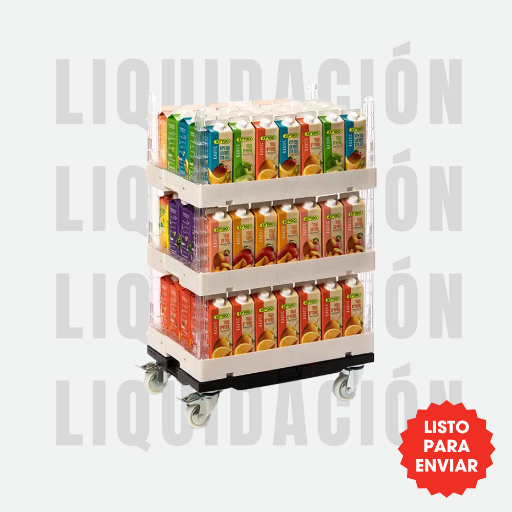 Contenedor plástico Crystal Clear 37 cm - Liquidación