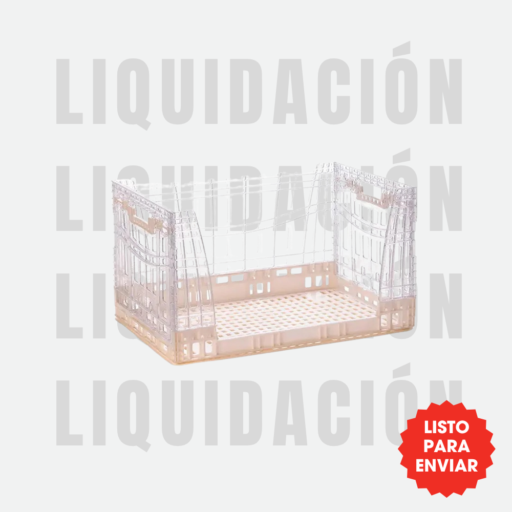 Contenedor plástico Crystal Clear 32 cm - Liquidación