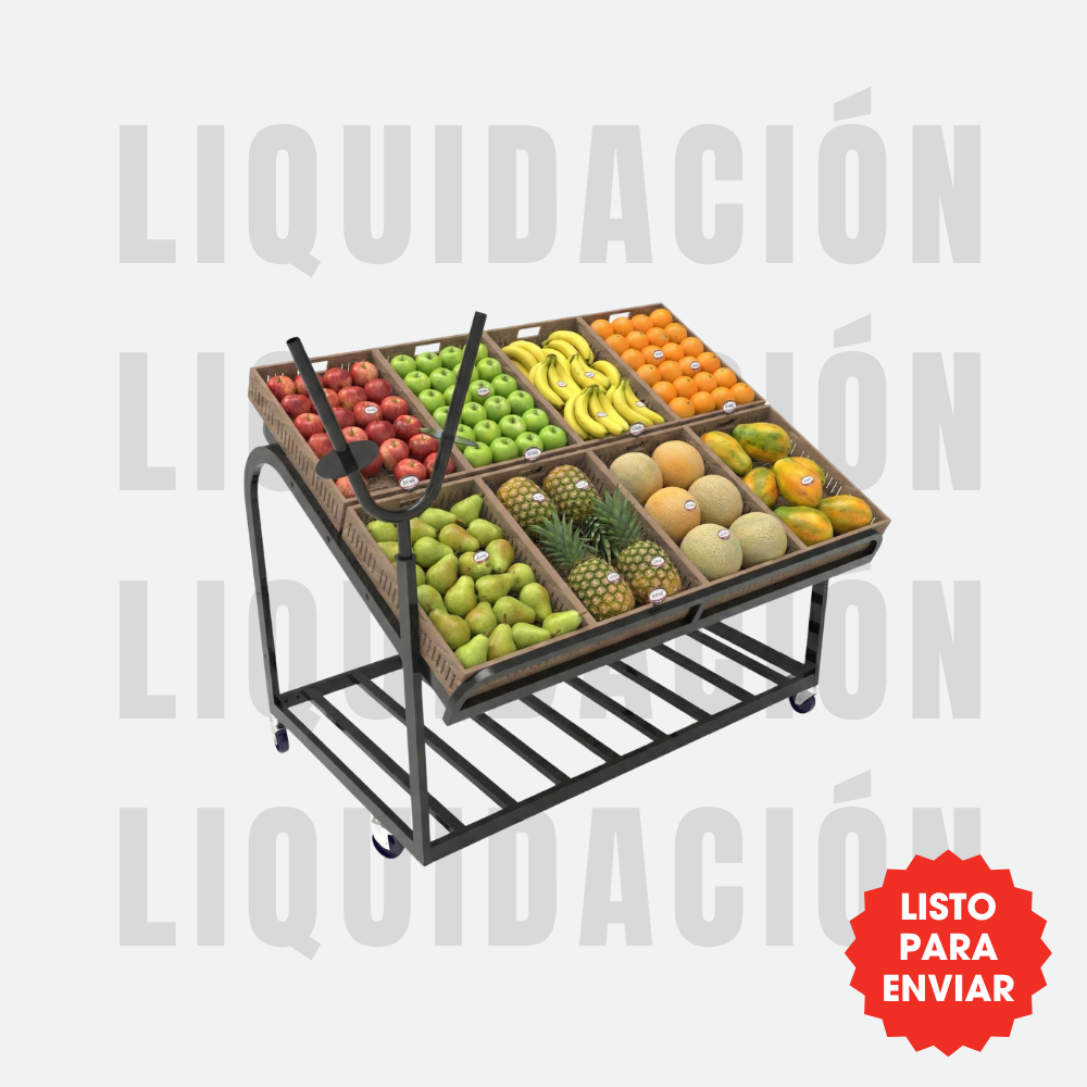 Exhibidor modular Pantera con porta rollo + 8 CPR’s - Liquidación