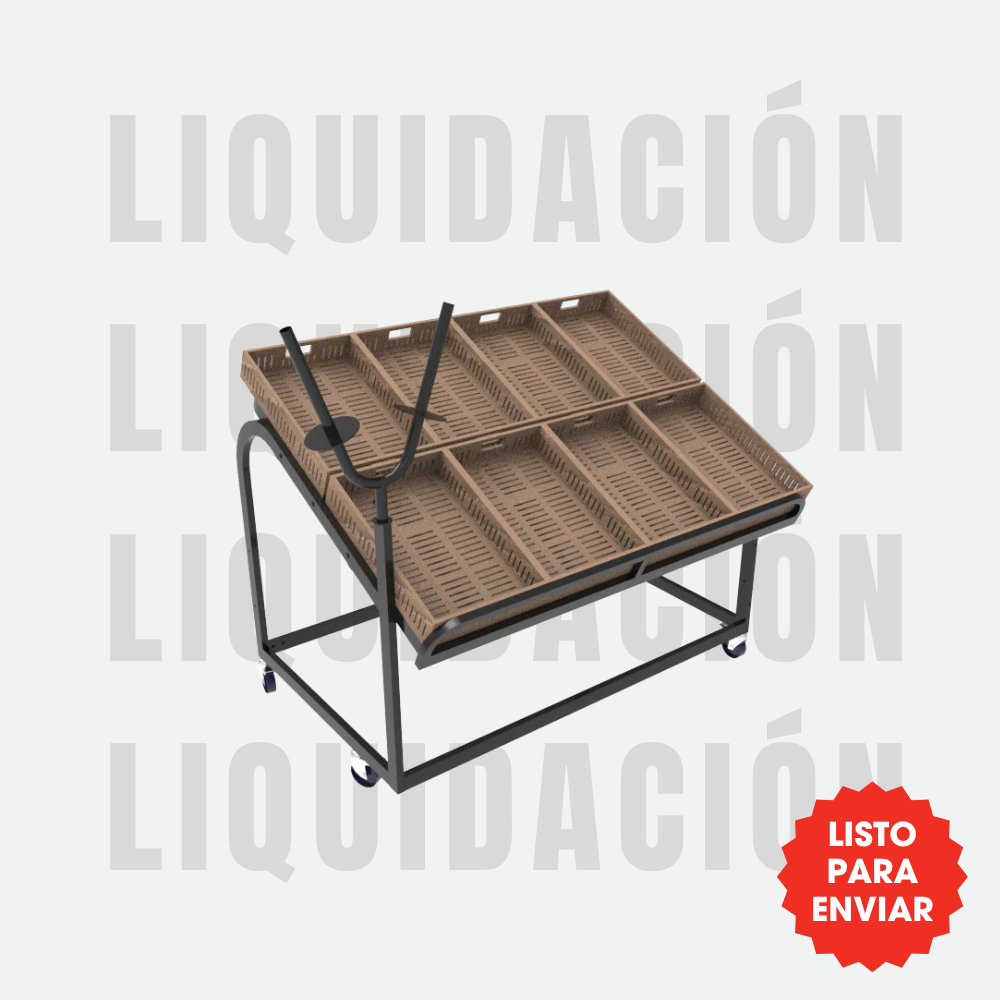 Exhibidor modular Pantera con porta rollo + 8 CPR’s - Liquidación