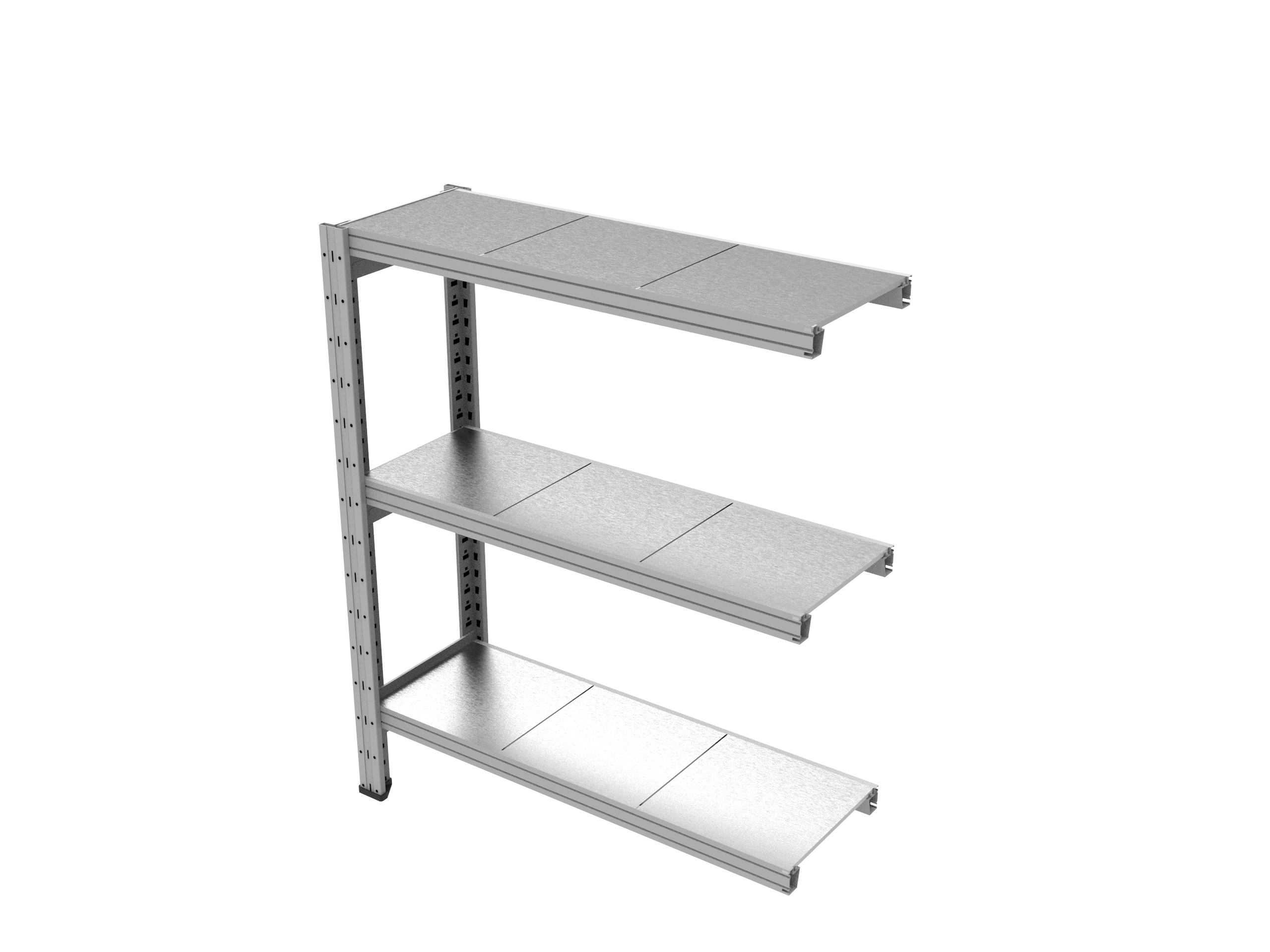 Estantería UNIZINC alto 112 cm con 3 niveles
