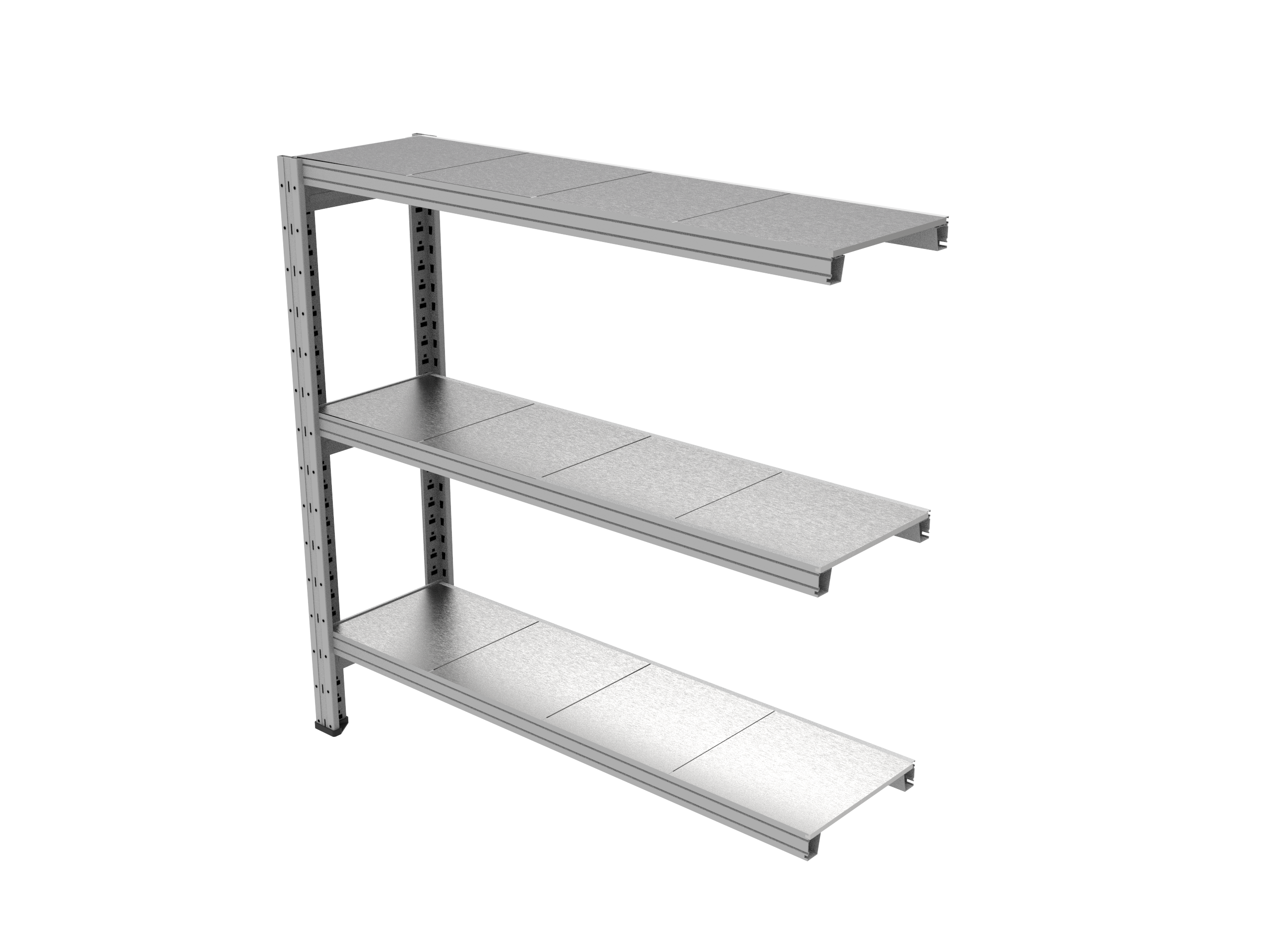 Estantería UNIZINC alto 112 cm con 3 niveles