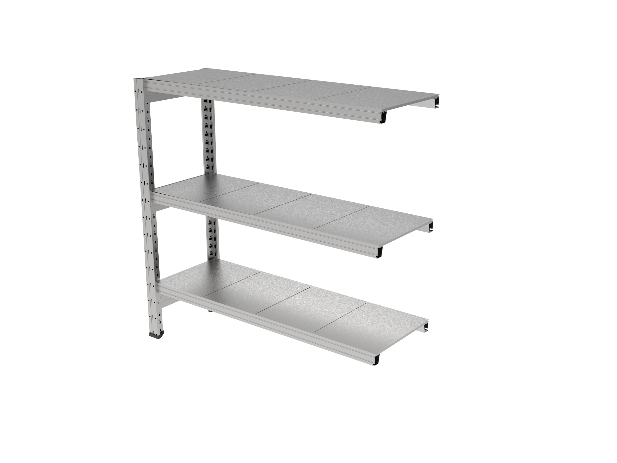 Estantería UNIZINC alto 112 cm con 3 niveles