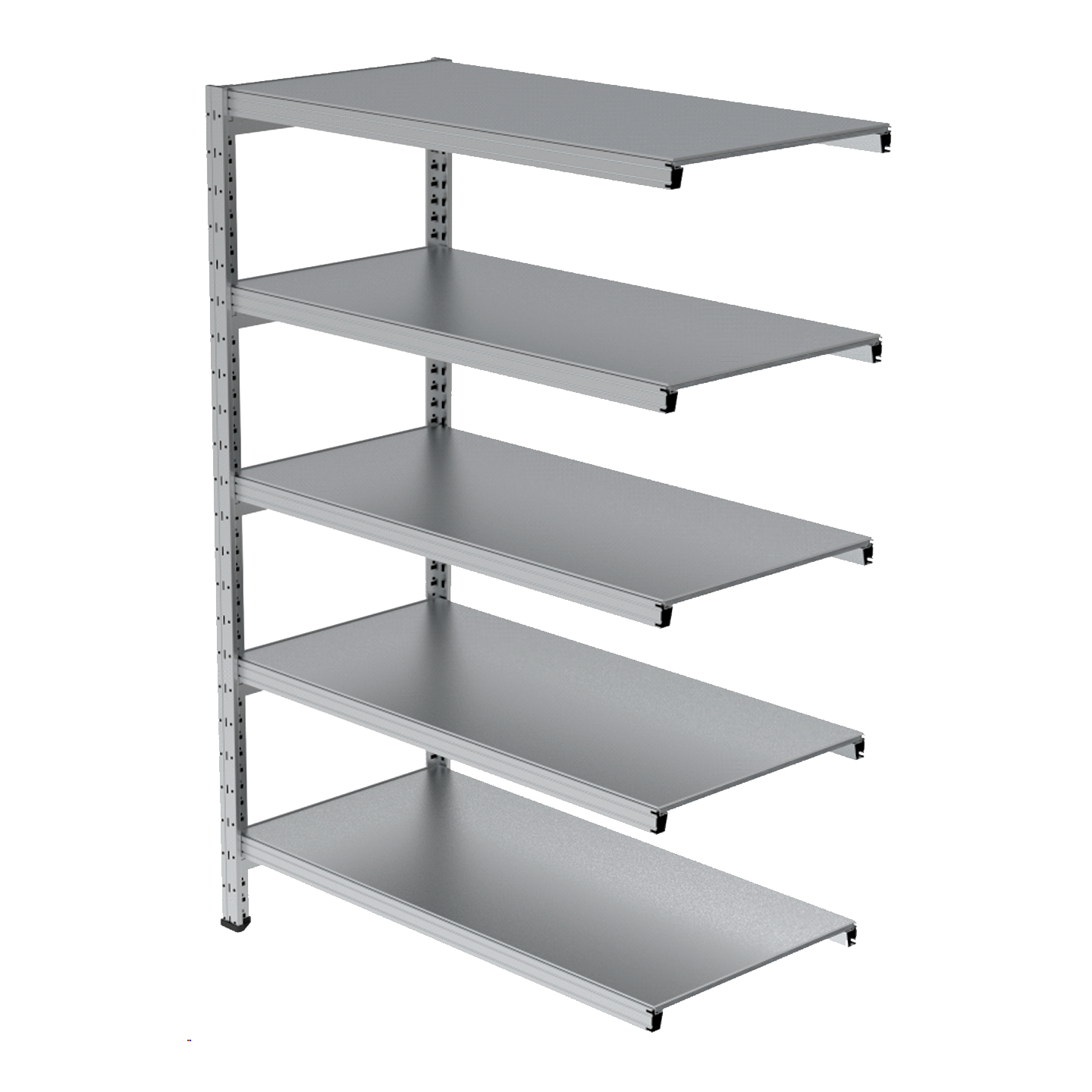 Estantería UNIZINC alto 180 o 202 cm con 5 niveles
