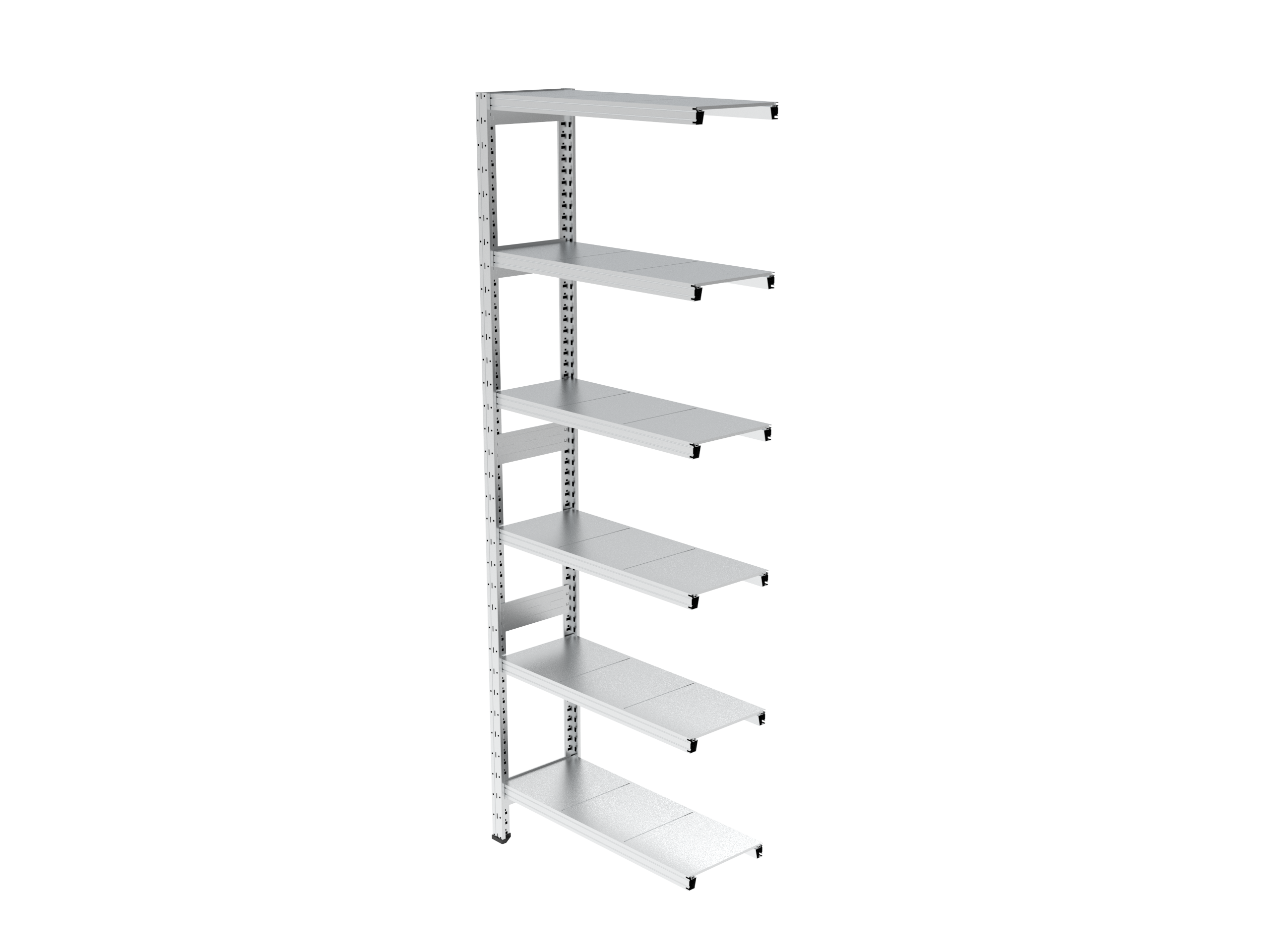 Estantería UNIZINC alto 247 cm con 6 niveles