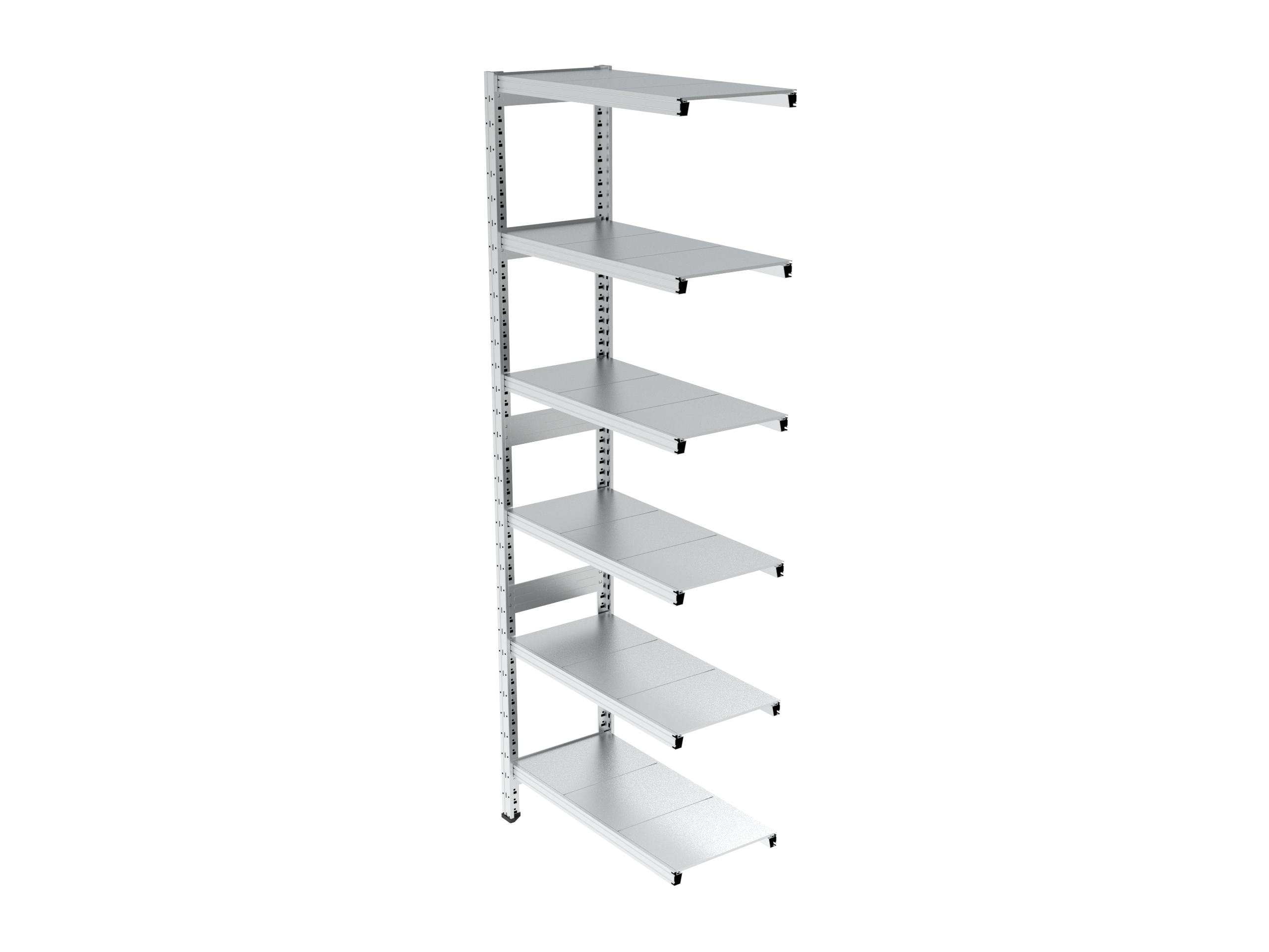 Estantería UNIZINC alto 247 cm con 6 niveles
