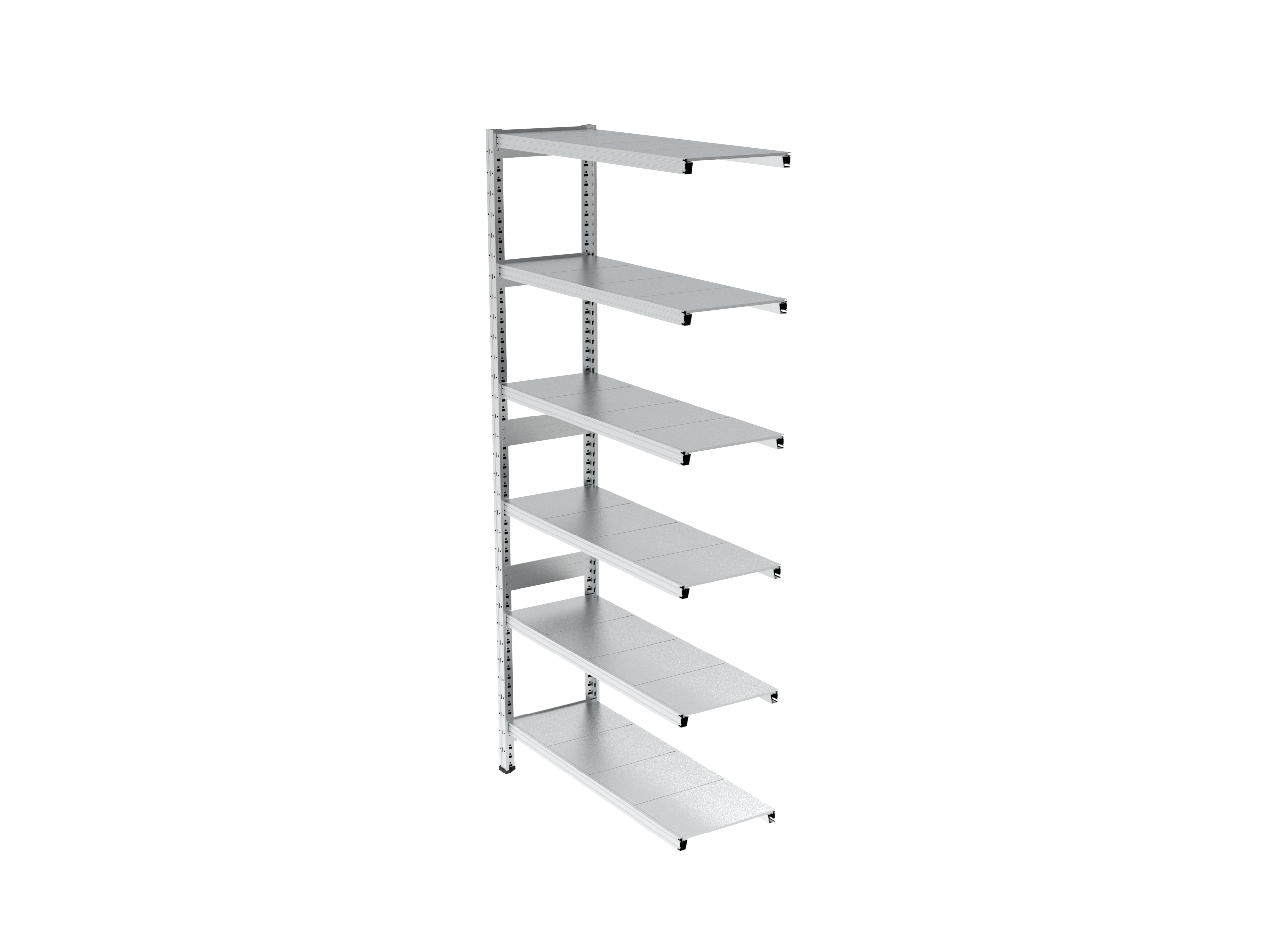 Estantería UNIZINC alto 247 cm con 6 niveles