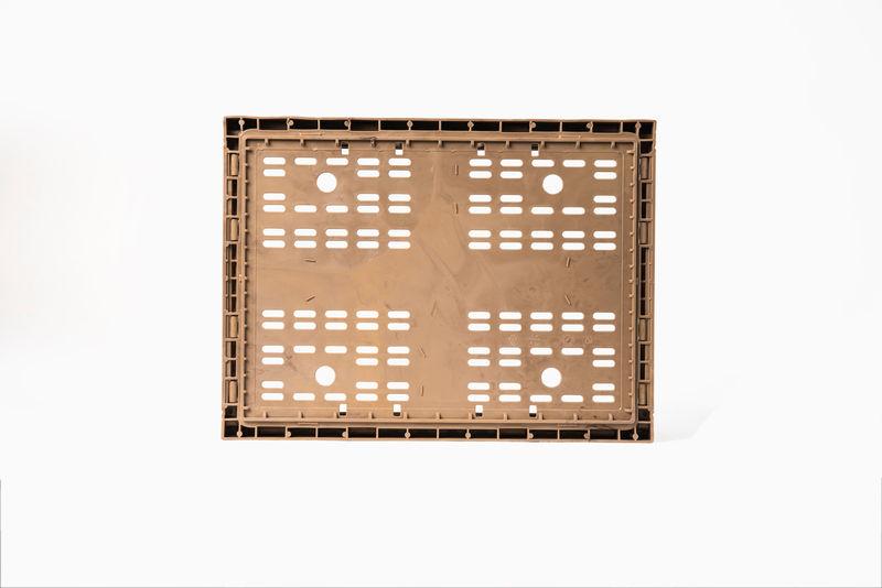 Contenedor de plástico Wood Look grande 40x60 alto 16 cm