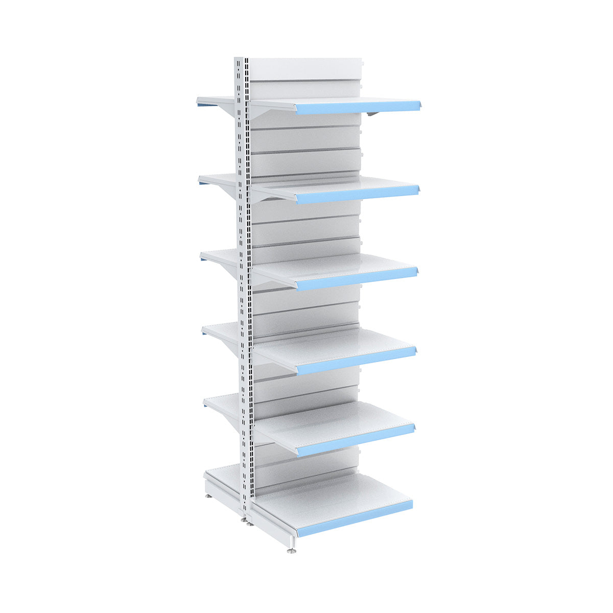 Góndola central CAEM alto 203 cm blanco