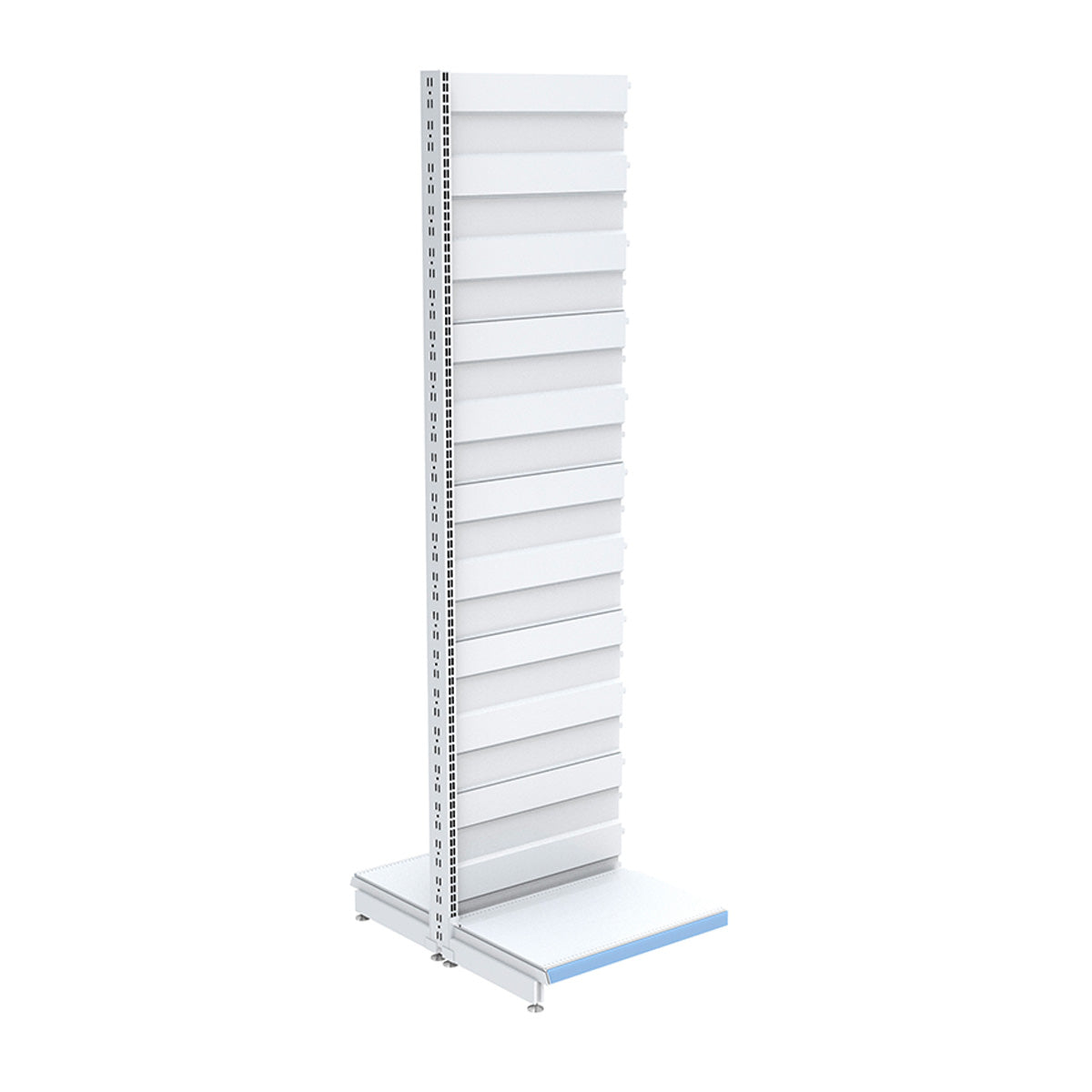 Góndola central CAEM alto 223 cm blanco