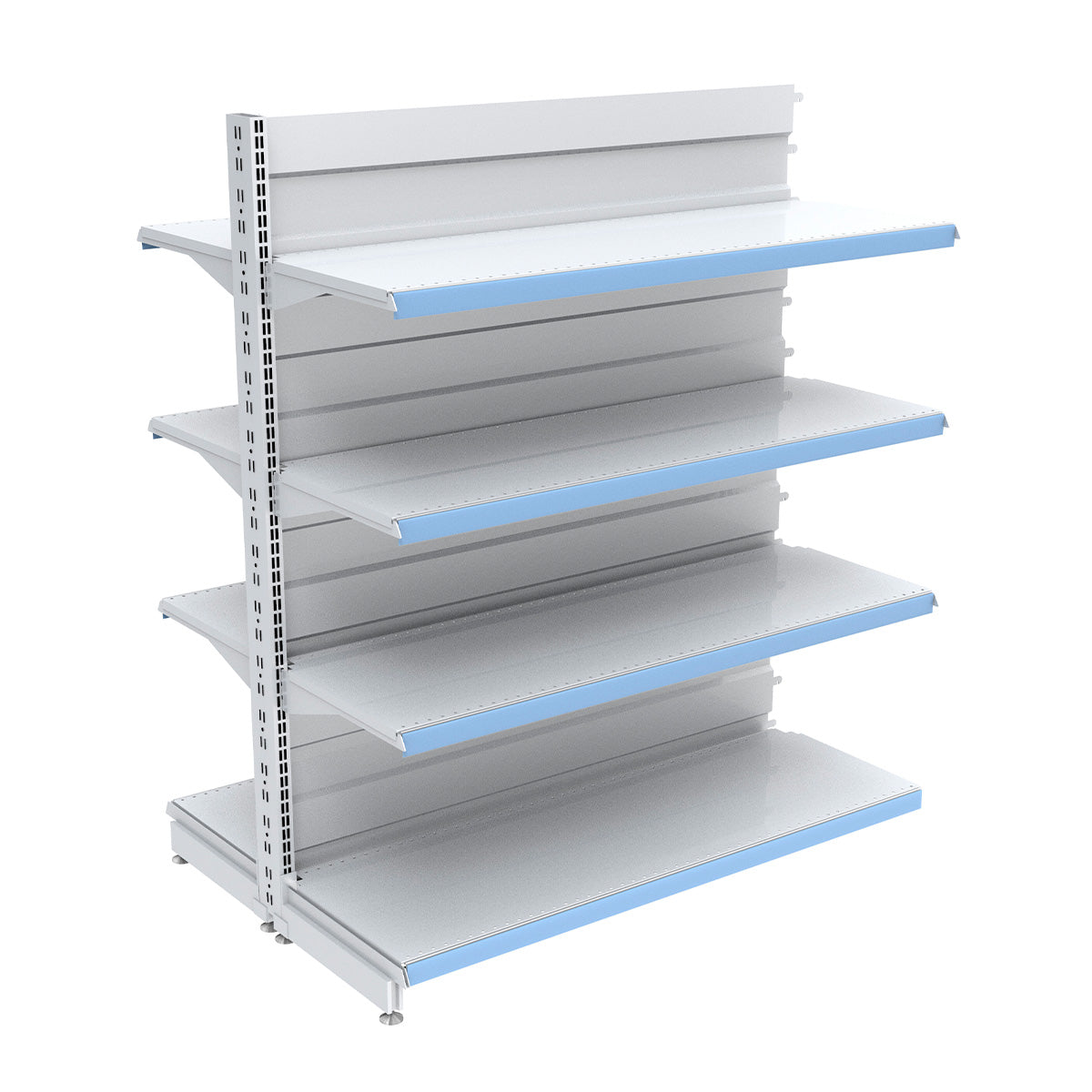 Góndola central CAEM alto 143 cm blanco