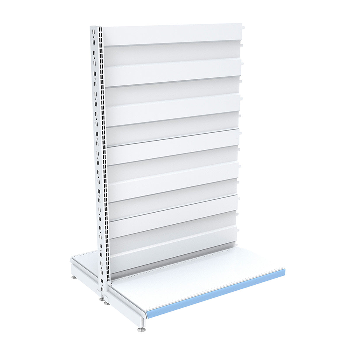 Góndola central CAEM alto 143 cm blanco