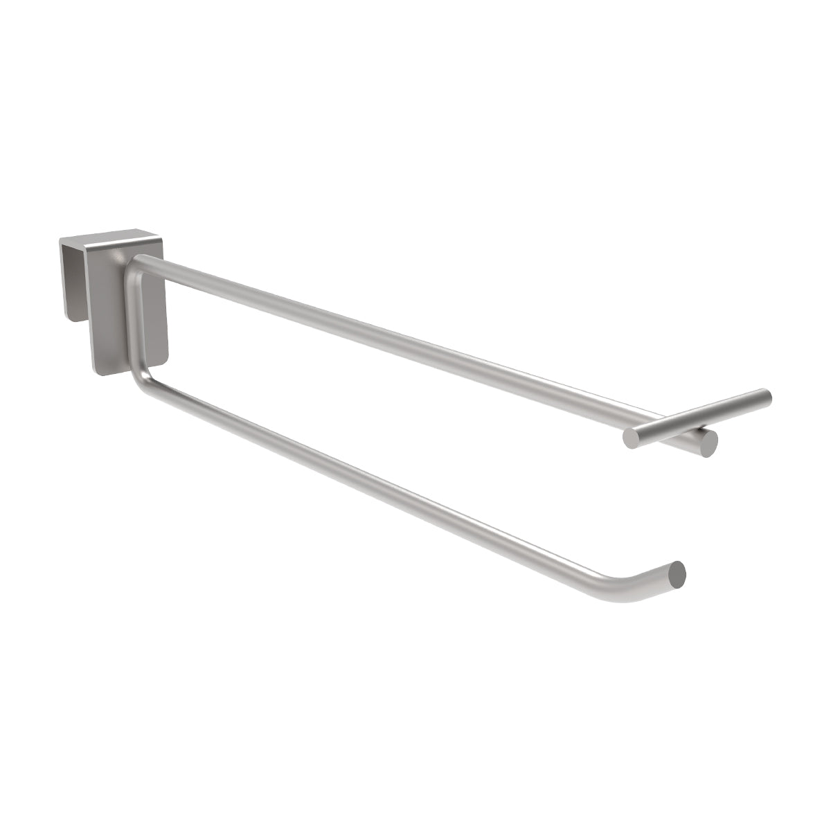 Gancho en "T" barra galvanizado con porta precio 2" - Caja 50 pz