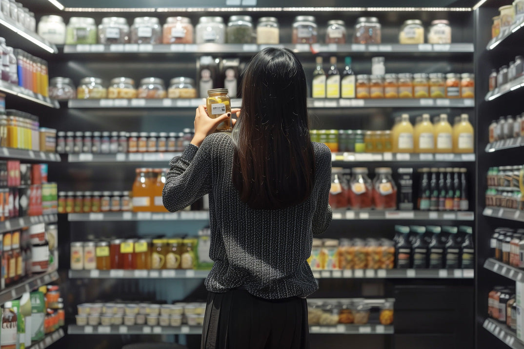 Imagen que ilustra claramente qué es una góndola en el comercio y cómo facilita la experiencia del cliente.
