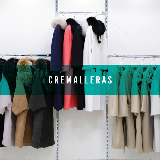 2. Cremalleras, ménsulas, postes, rieles y otros accesorios