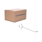 Gancho sencillo para fondo metálico perforado - Caja 100 pz