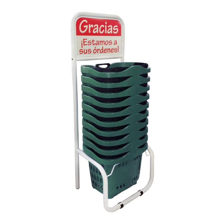 10 Eurocanastillas + Rack Organizador