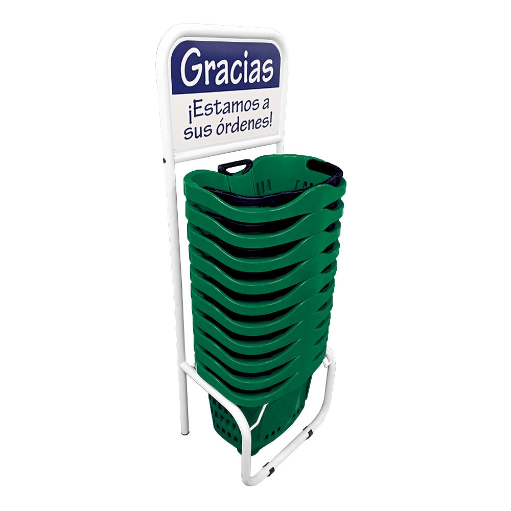 10 Eurocanastillas + Rack Organizador