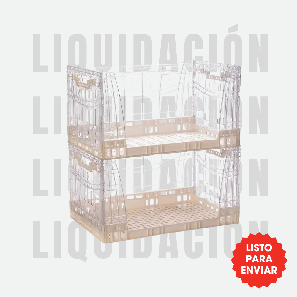 Contenedor plástico Crystal Clear 32 cm - Liquidación