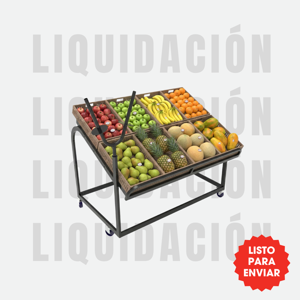 Exhibidor modular Pantera con porta rollo + 8 CPR’s - Liquidación