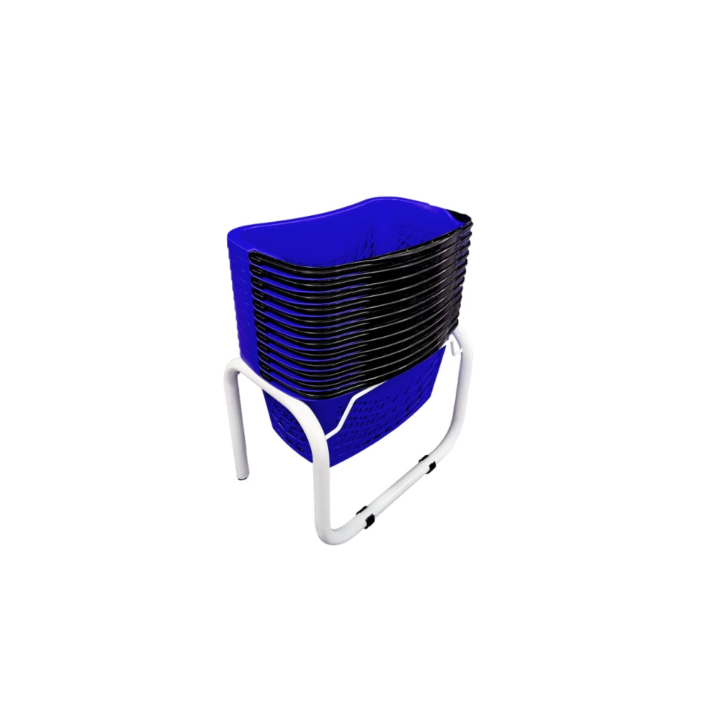 Set de 12 Ergocanastillas 26 litros + Rack Organizador