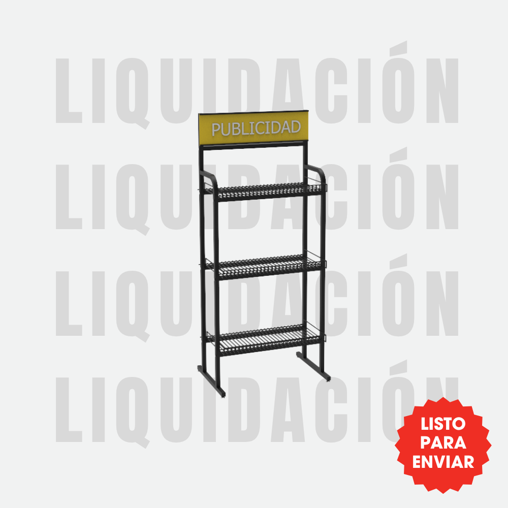 Exhibidor para garrafas o cubetas - Liquidación