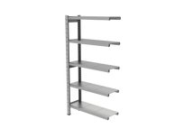 Estantería UNIZINC alto 180 o 202 cm con 5 niveles