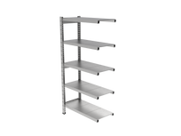 Estantería UNIZINC alto 180 o 202 cm con 5 niveles