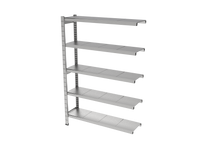 Estantería UNIZINC alto 180 o 202 cm con 5 niveles