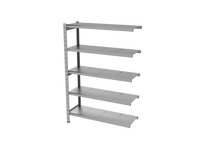 Estantería UNIZINC alto 180 o 202 cm con 5 niveles