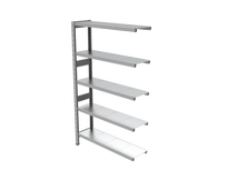 Estantería UNIZINC alto 180 o 202 cm con 5 niveles