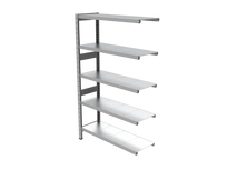 Estantería UNIZINC alto 180 o 202 cm con 5 niveles