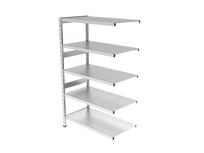 Estantería UNIZINC alto 180 o 202 cm con 5 niveles