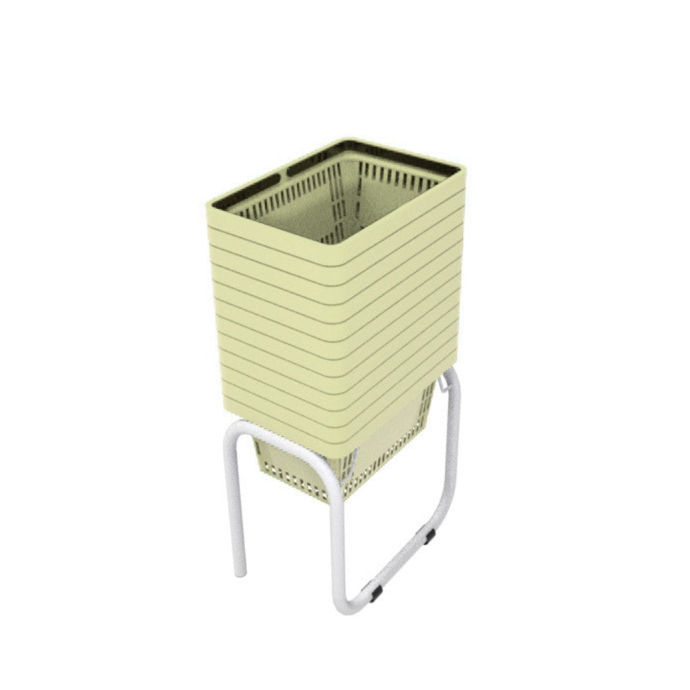 12 Canastillas de mano 28 litros + Rack Organizador
