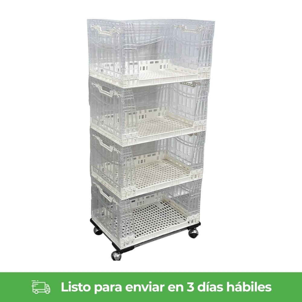 Contenedor de plastico Crystal Clear