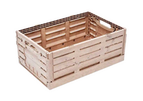 Guacal de plástico para frutas y verduras para tiendas