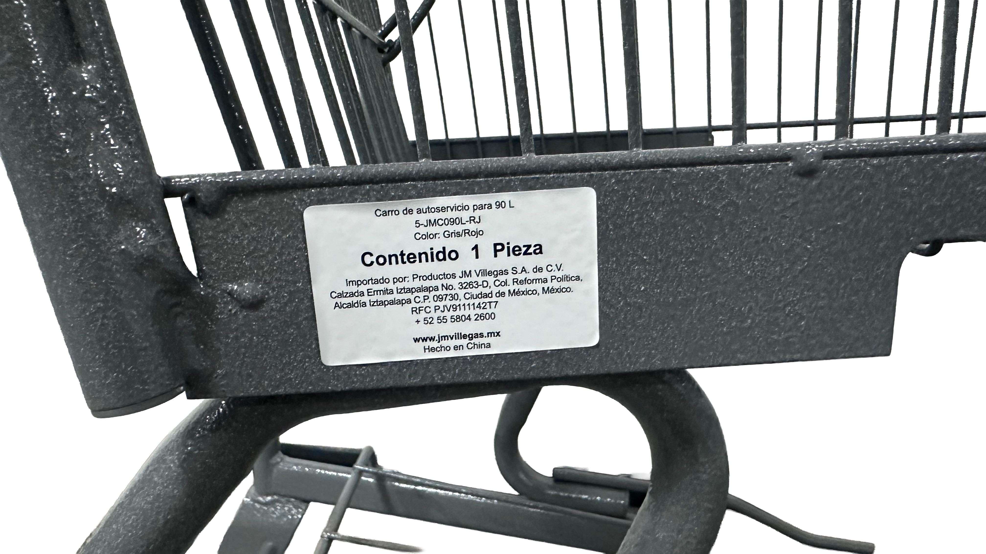 Carro de autoservicio de alambrón marca JM Villegas