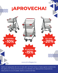 Marzo de Carritos Doble Canastilla
