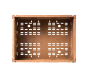 Rejillas de plástico Wood Look ideales como exhibidores de frutas y verduras

