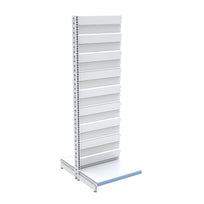 Góndola central CAEM alto 183 cm blanco