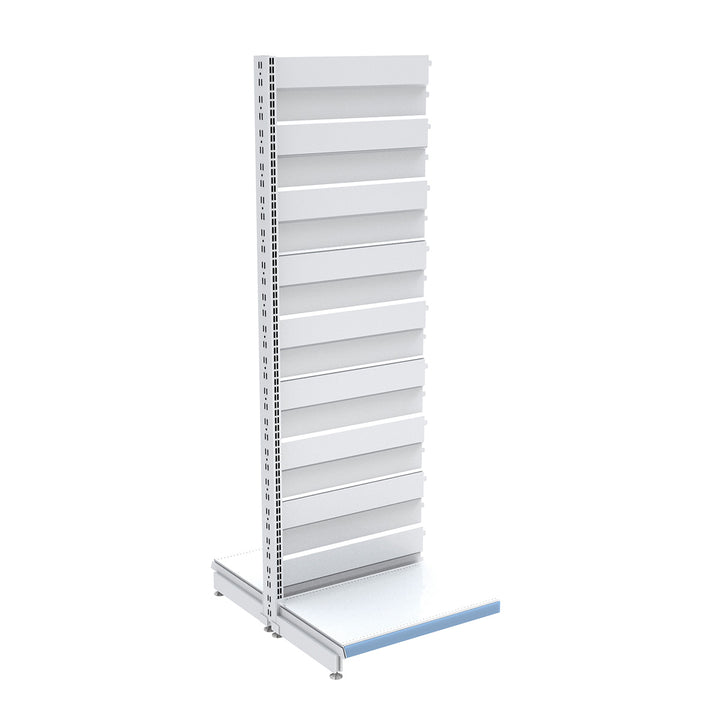 Góndola central CAEM alto 183 cm blanco