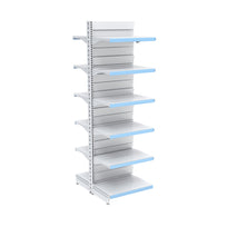 Góndola central CAEM alto 203 cm blanco